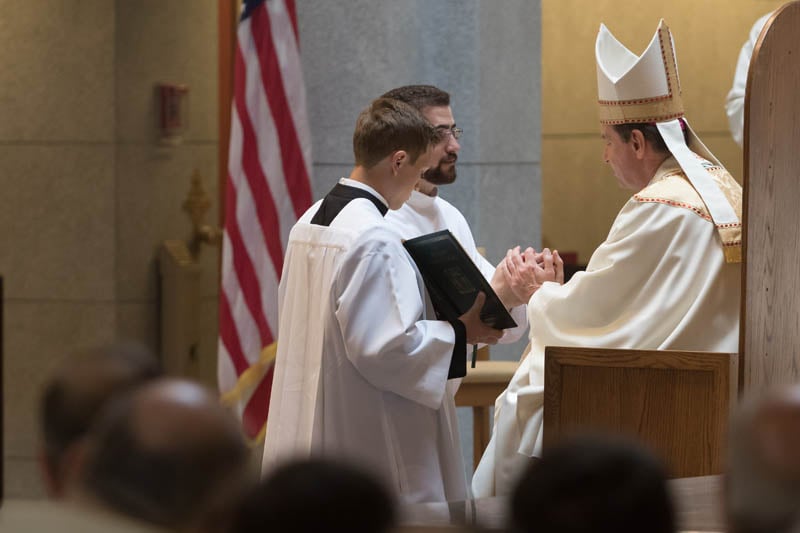 Diaconate Ordination 2017 Bishop blessing 2