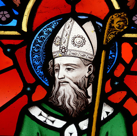 Saint Patrick Stained Glass 200x200