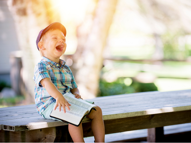 Child with Bible