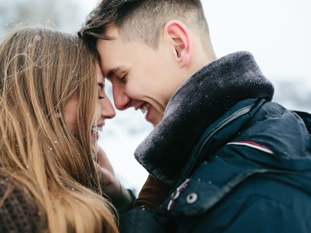 Couple laughing 1