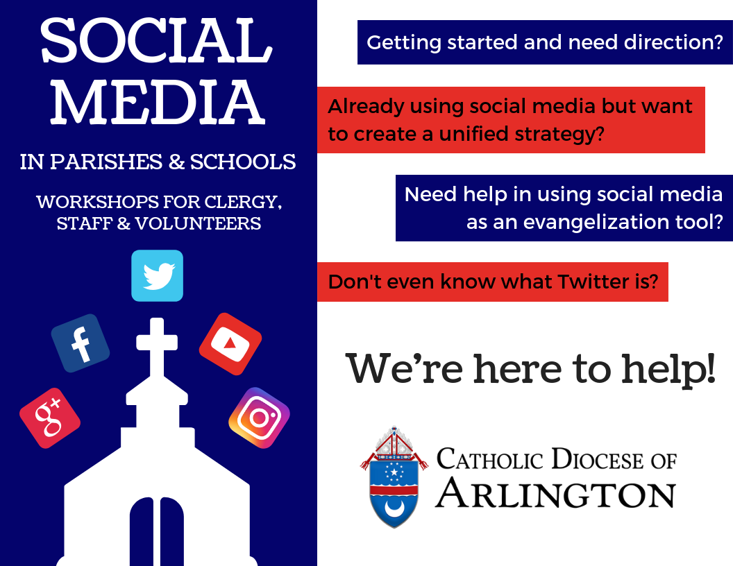 Social Media Workshops for Parish School Staff Volunteers Clergy