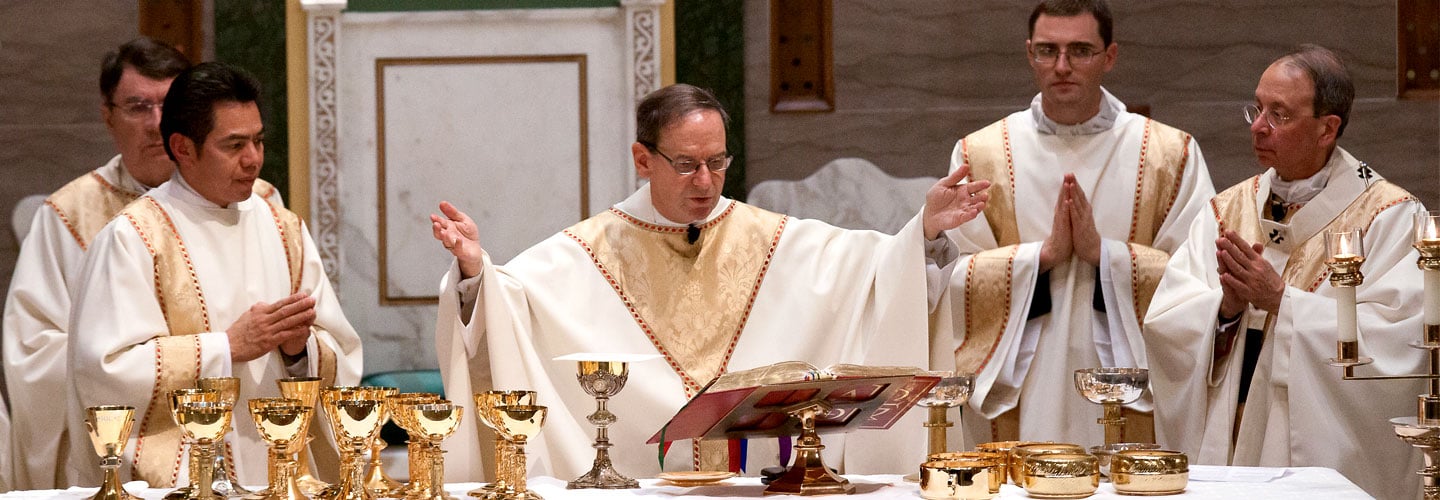 bishop burbidge at altar slider image