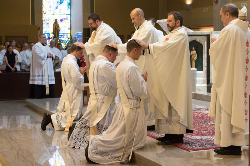 2017 Priesthood Ordinations Laying of Hands Brother Priests