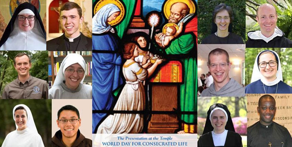 World Day for Consecrated Life banner World Day for Consecrated Life banner