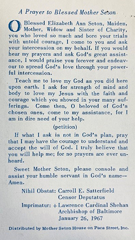 Seton-Prayer-Card