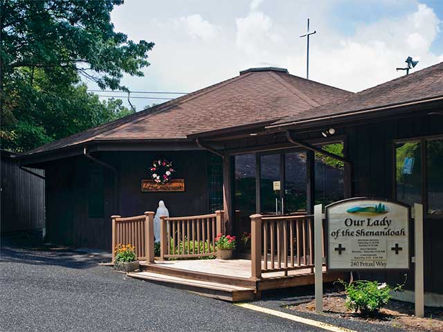 Our Lady of the Shenandoah Mission exterior 640x480