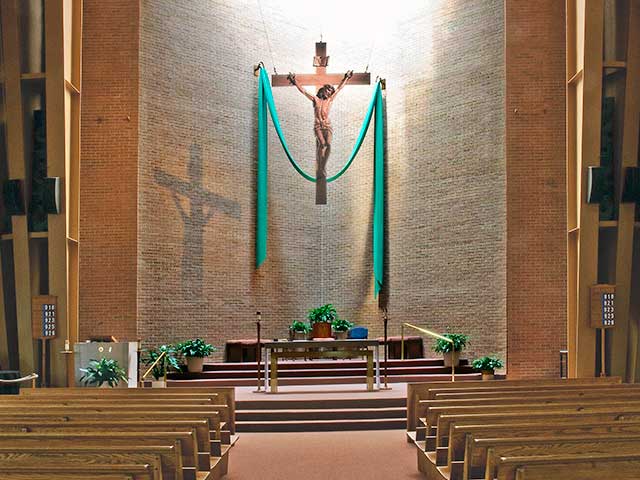 Our Lady of Good Counsel interior Our Lady of Good Counsel interior