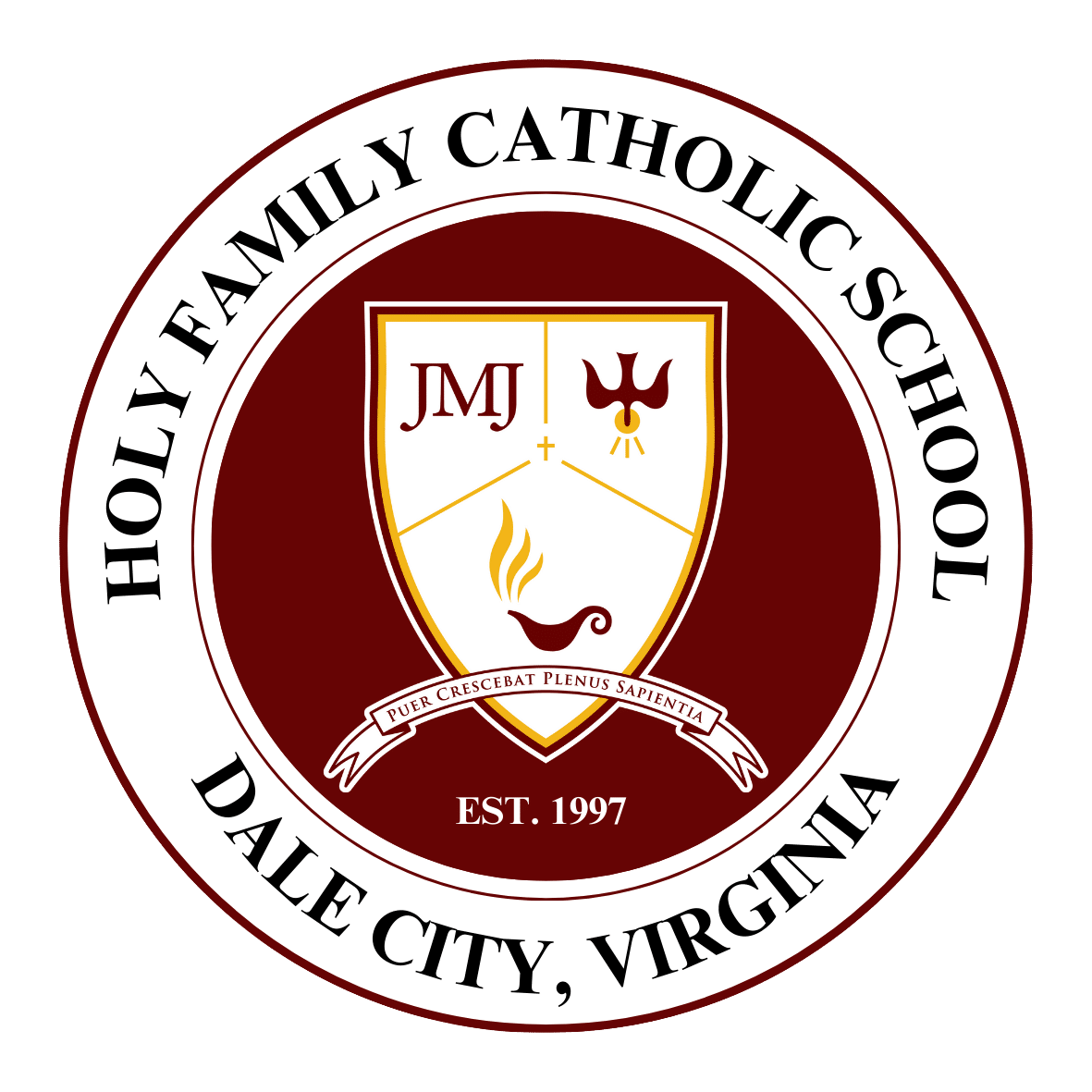 holy family catholic school logo crest