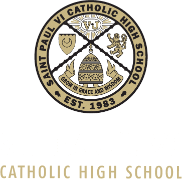 st. paul vi catholic high school logo vertical