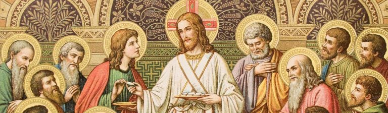 lithography of last supper in missale romanum 3518135