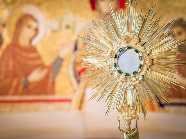 icon with monstrance