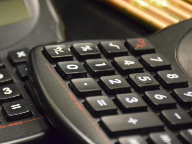 calculator or laptop