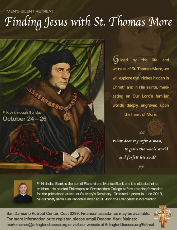 st. thomas more retreat flyer 2025 1