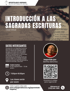 introduccion a las sagradas escrituras