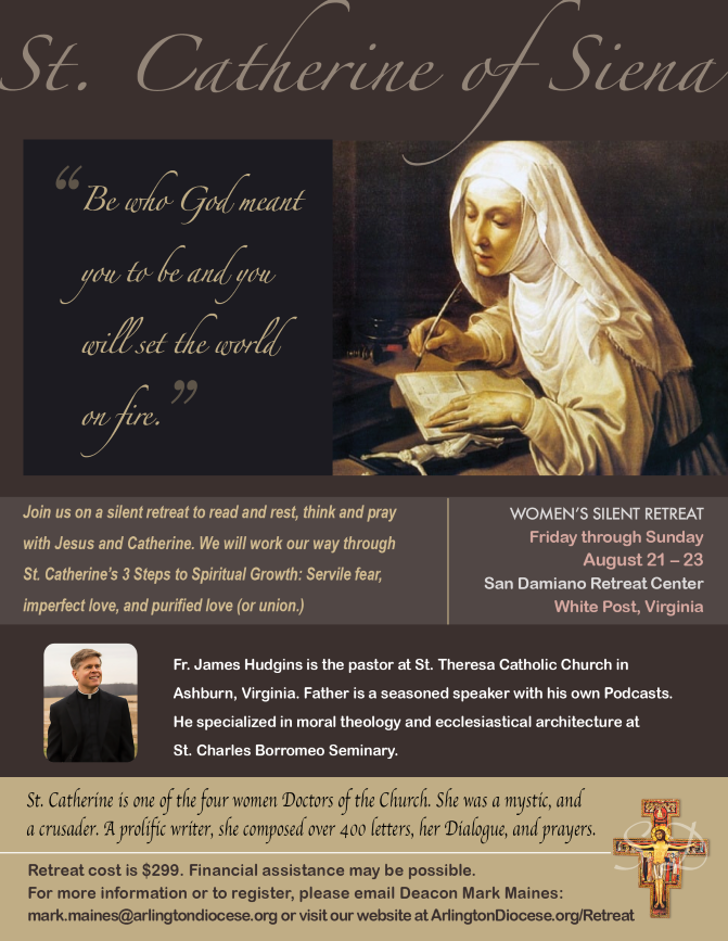 st. catherine retreat august 2026 flyer