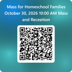 qrcode for mass for homeschool families october 30 2026